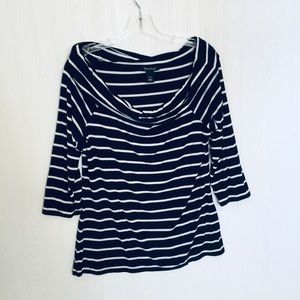 White House black market scoop off shoulder top